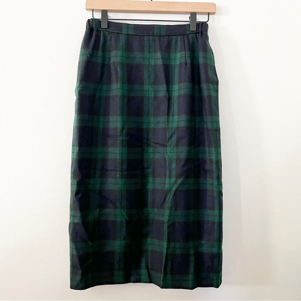 Vintage Woodstock International Plaid Skirt marked size 8